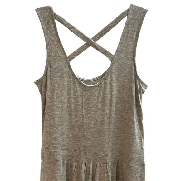 B COLLECTION by BOBEAU Women’s Dress Maxi Tank Sleeveless Criss Cross Back Small - Picture 5 of 8